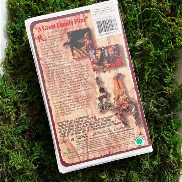 VINTAGE VHS movie MUPPET Treasure Island 90’s Jim Henson & Disney Pictures 📼 - Picture 4 of 17